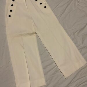 Banana Republic White Textured Fabric